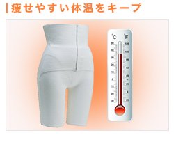 痩せやすい体温をキープ